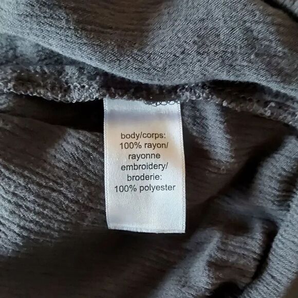 Maurices Top Sz S Dark Gray - Picture 6 of 7